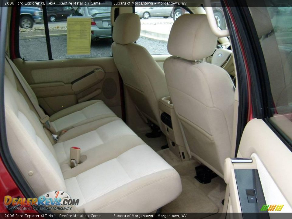 2006 Ford Explorer XLT 4x4 Redfire Metallic / Camel Photo #16