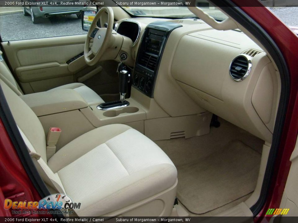 2006 Ford Explorer XLT 4x4 Redfire Metallic / Camel Photo #17