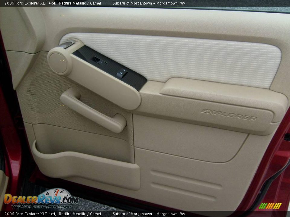 2006 Ford Explorer XLT 4x4 Redfire Metallic / Camel Photo #18