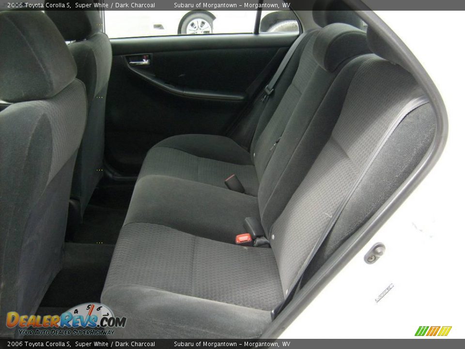 2006 Toyota Corolla S Super White / Dark Charcoal Photo #14