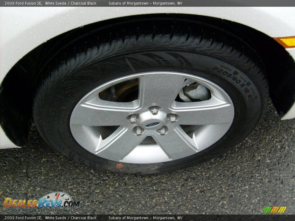 2009 Ford Fusion SE White Suede / Charcoal Black Photo #8
