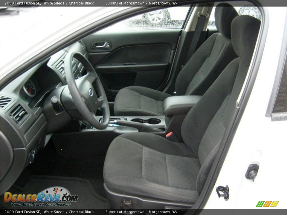 2009 Ford Fusion SE White Suede / Charcoal Black Photo #9