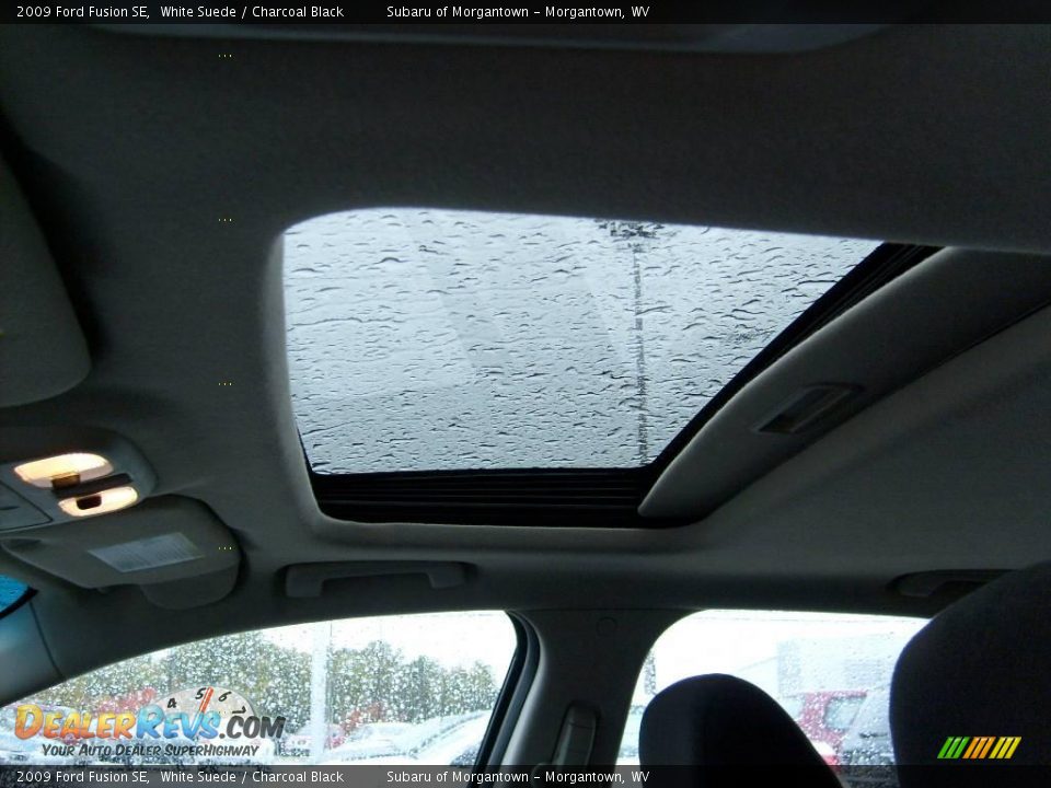 2009 Ford Fusion SE White Suede / Charcoal Black Photo #11