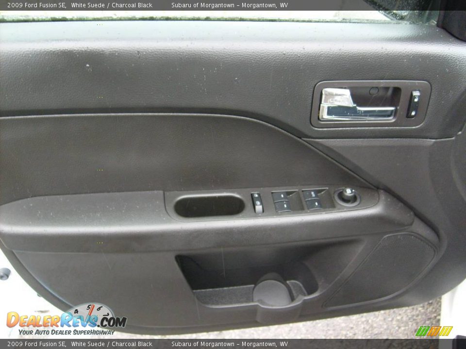 2009 Ford Fusion SE White Suede / Charcoal Black Photo #12