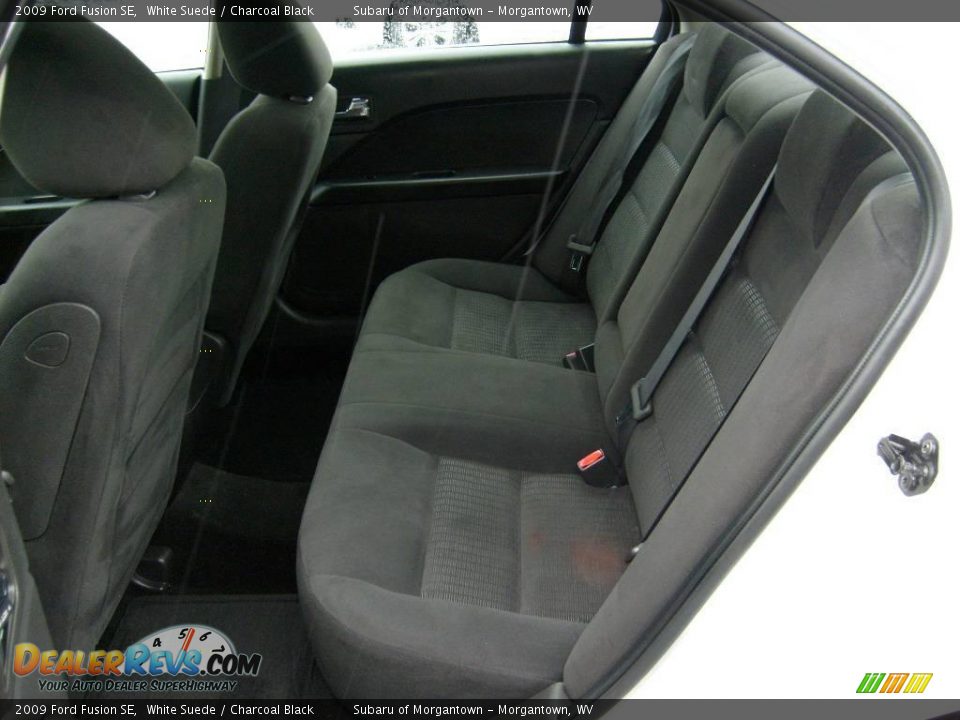 2009 Ford Fusion SE White Suede / Charcoal Black Photo #13