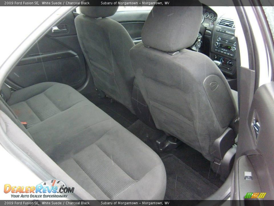 2009 Ford Fusion SE White Suede / Charcoal Black Photo #16
