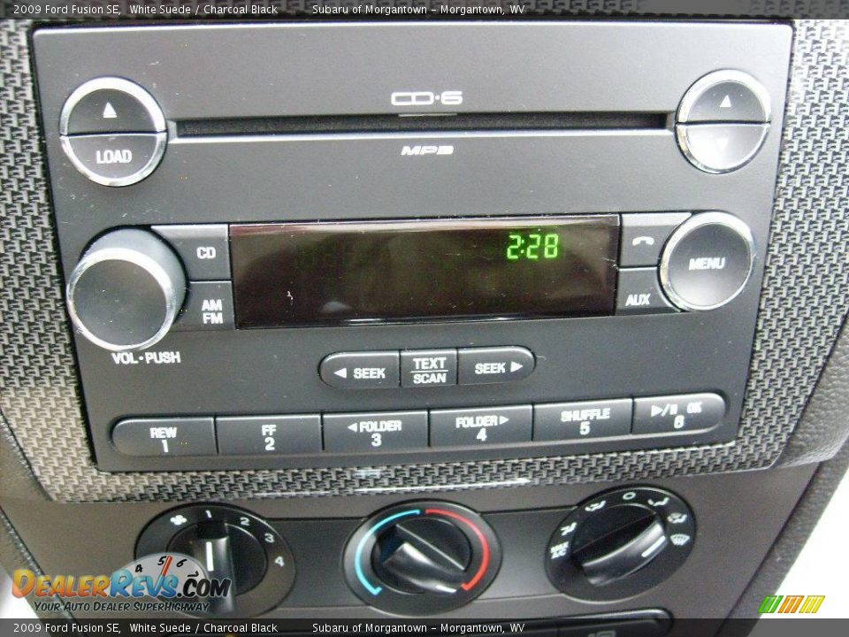 2009 Ford Fusion SE White Suede / Charcoal Black Photo #19