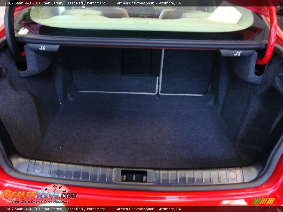 2007 Saab 9-3 2.0T Sport Sedan Laser Red / Parchment Photo #22