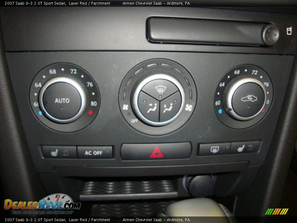 2007 Saab 9-3 2.0T Sport Sedan Laser Red / Parchment Photo #32