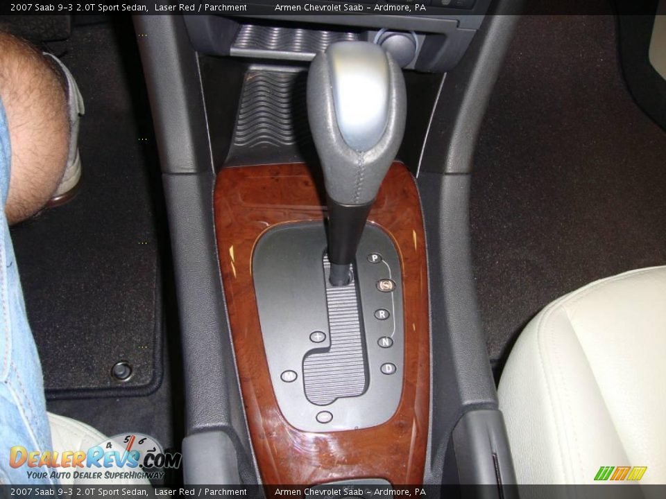 2007 Saab 9-3 2.0T Sport Sedan Laser Red / Parchment Photo #33
