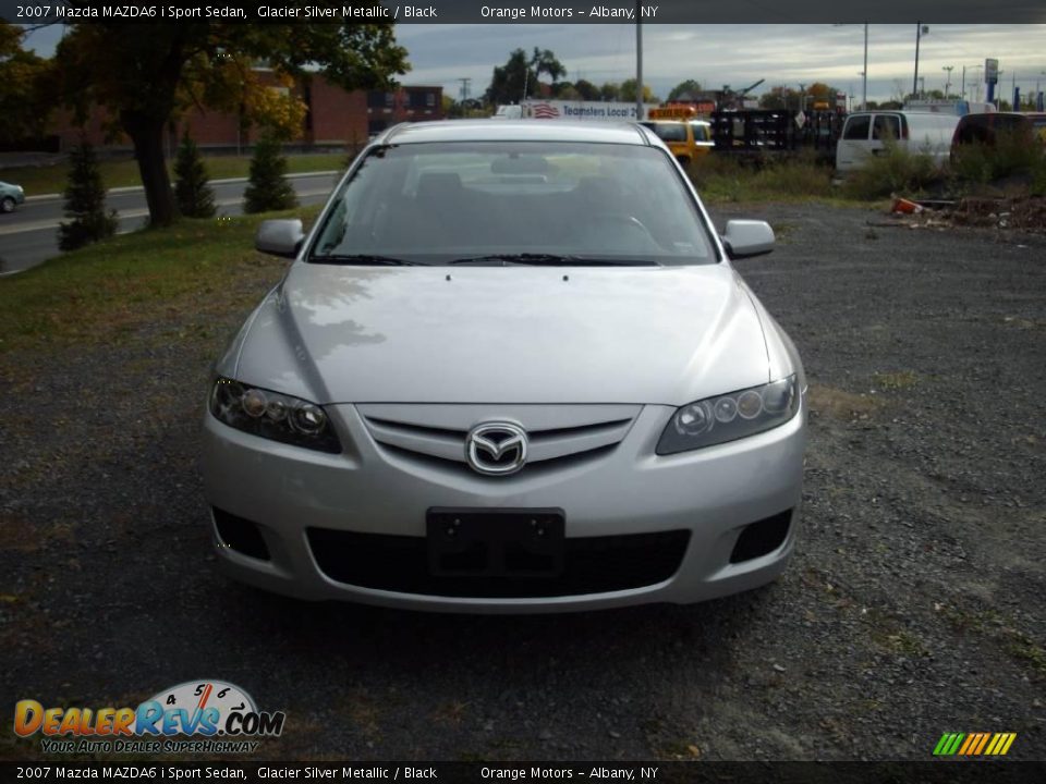 2007 Mazda MAZDA6 i Sport Sedan Glacier Silver Metallic / Black Photo #4