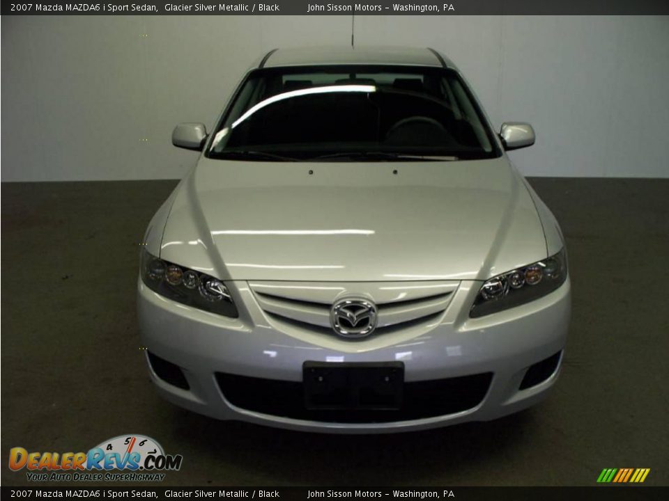 2007 Mazda MAZDA6 i Sport Sedan Glacier Silver Metallic / Black Photo #2