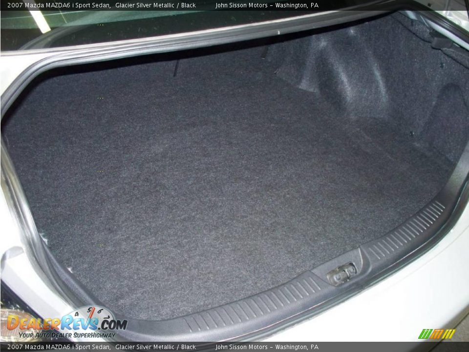 2007 Mazda MAZDA6 i Sport Sedan Glacier Silver Metallic / Black Photo #15