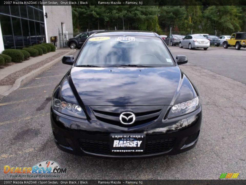 2007 Mazda MAZDA6 i Sport Sedan Onyx Black / Black Photo #2