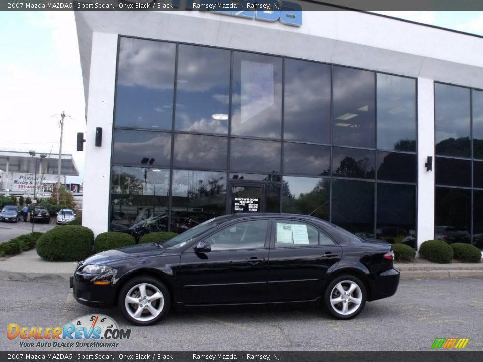 2007 Mazda MAZDA6 i Sport Sedan Onyx Black / Black Photo #4