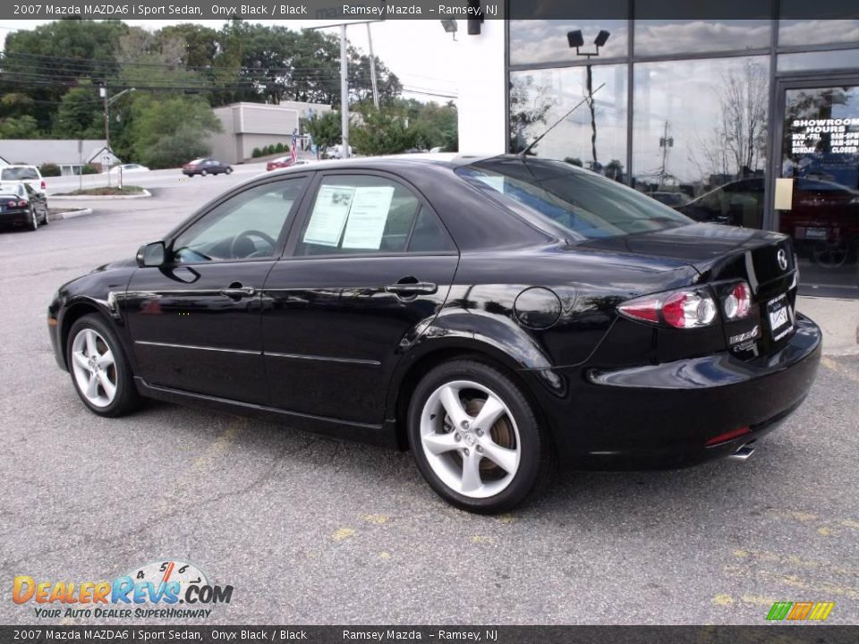 2007 Mazda MAZDA6 i Sport Sedan Onyx Black / Black Photo #5