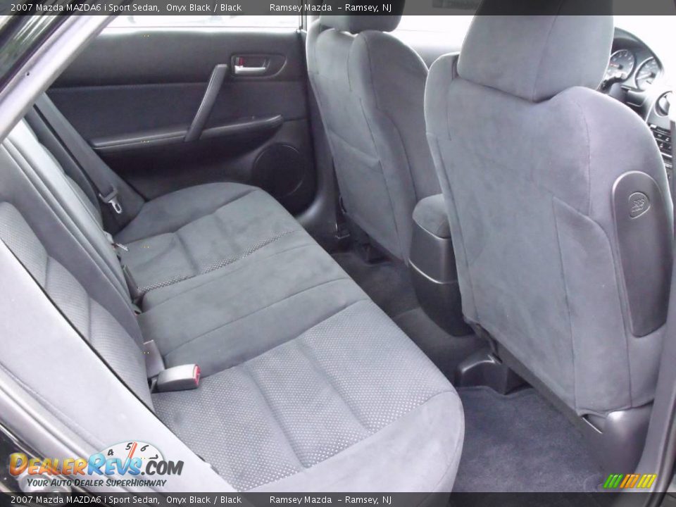 2007 Mazda MAZDA6 i Sport Sedan Onyx Black / Black Photo #8