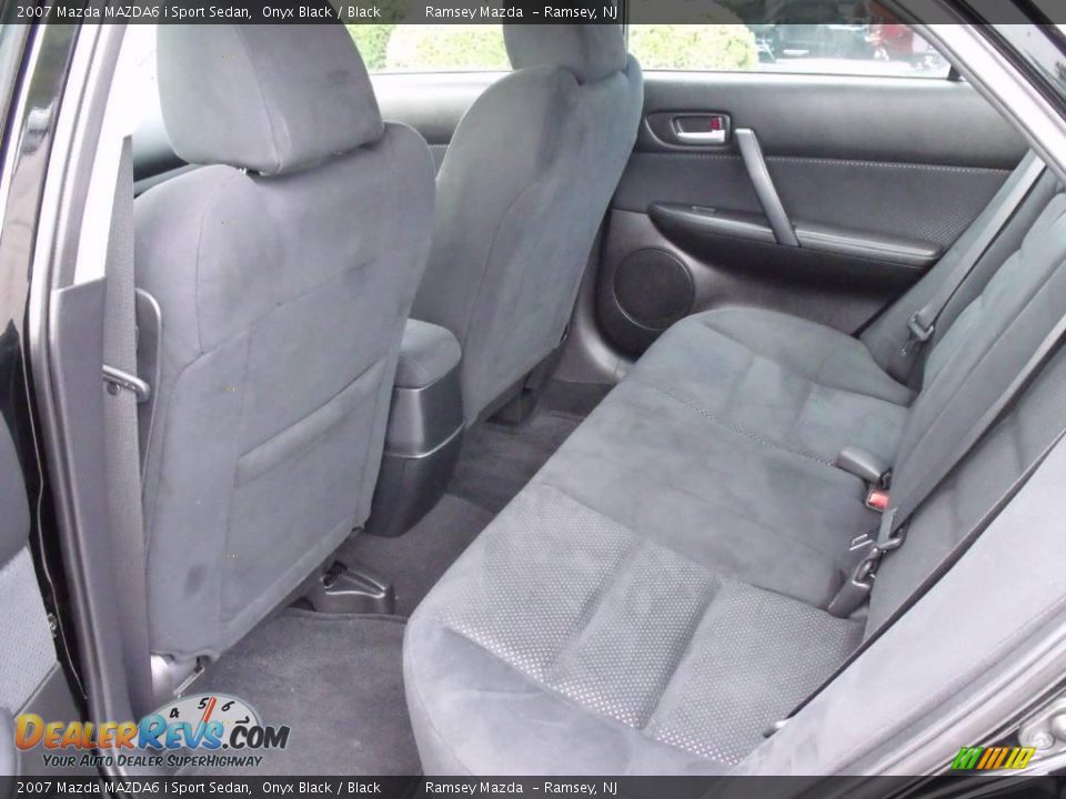 2007 Mazda MAZDA6 i Sport Sedan Onyx Black / Black Photo #10
