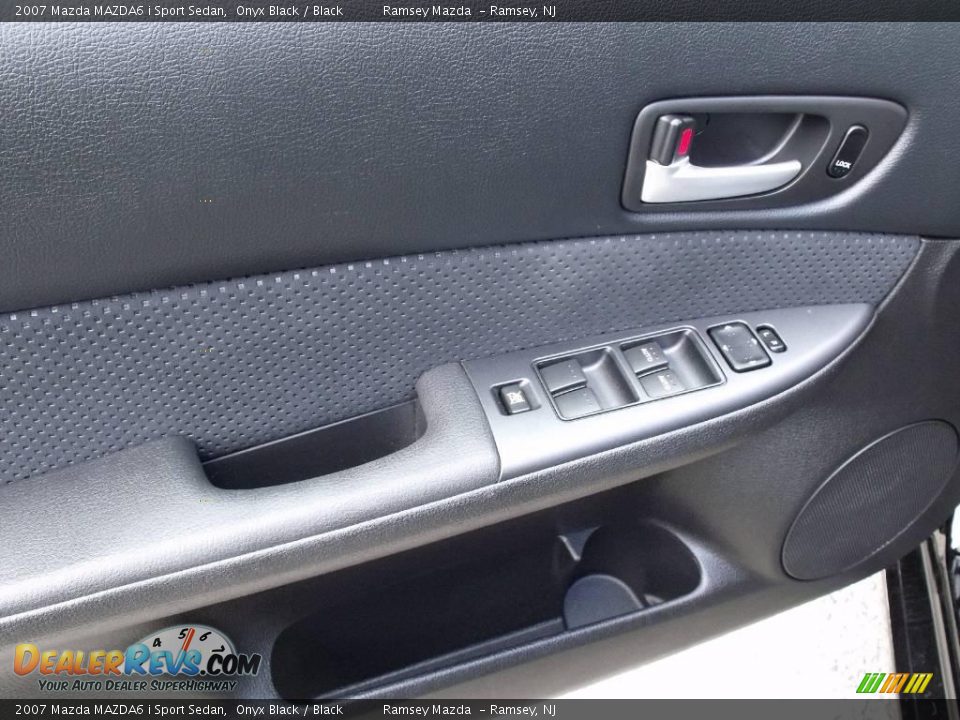 2007 Mazda MAZDA6 i Sport Sedan Onyx Black / Black Photo #12