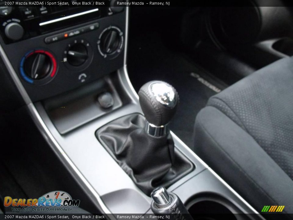 2007 Mazda MAZDA6 i Sport Sedan Onyx Black / Black Photo #14