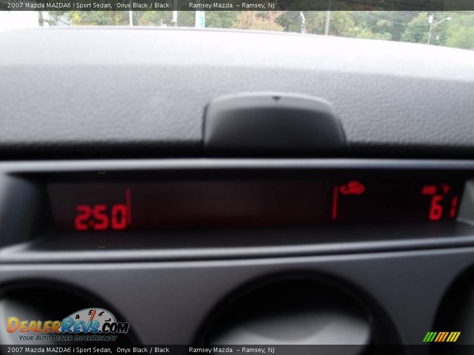 2007 Mazda MAZDA6 i Sport Sedan Onyx Black / Black Photo #15
