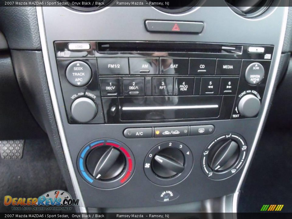 2007 Mazda MAZDA6 i Sport Sedan Onyx Black / Black Photo #16