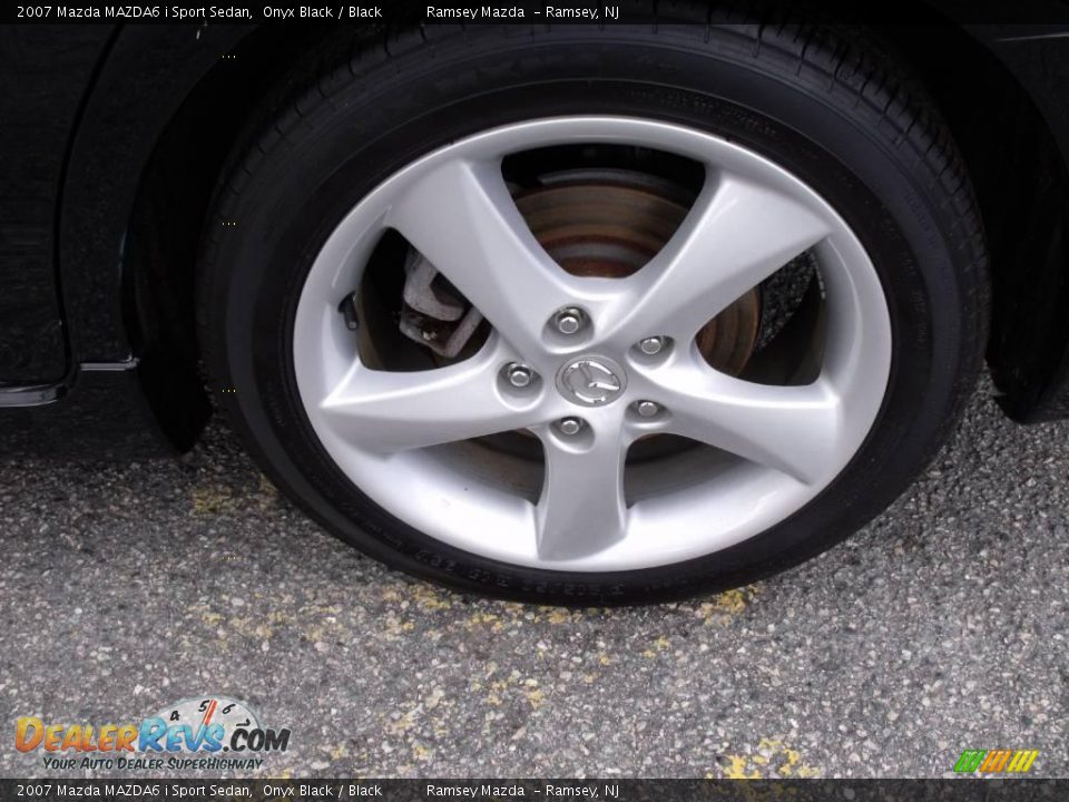2007 Mazda MAZDA6 i Sport Sedan Onyx Black / Black Photo #17