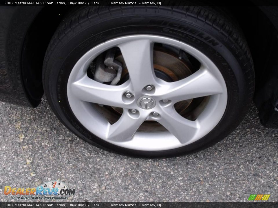 2007 Mazda MAZDA6 i Sport Sedan Onyx Black / Black Photo #18