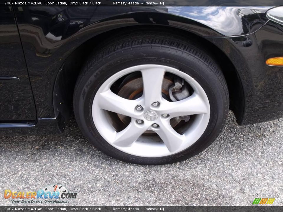 2007 Mazda MAZDA6 i Sport Sedan Onyx Black / Black Photo #19