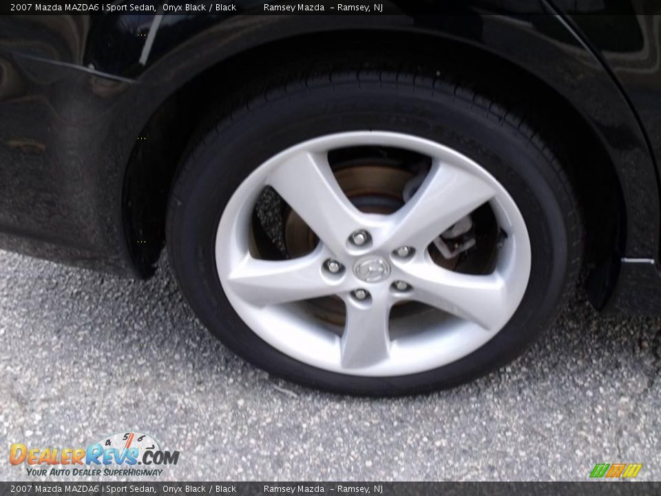 2007 Mazda MAZDA6 i Sport Sedan Onyx Black / Black Photo #20