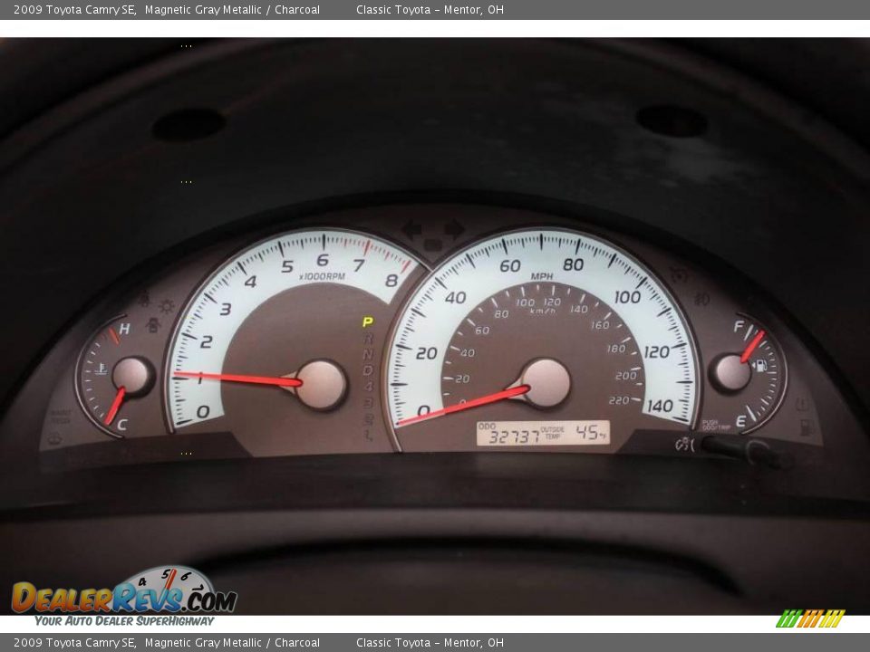 2009 Toyota Camry SE Magnetic Gray Metallic / Charcoal Photo #13