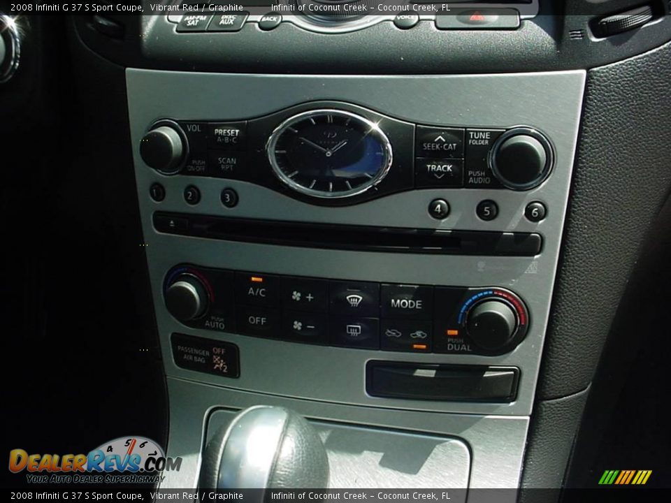 2008 Infiniti G 37 S Sport Coupe Vibrant Red / Graphite Photo #16
