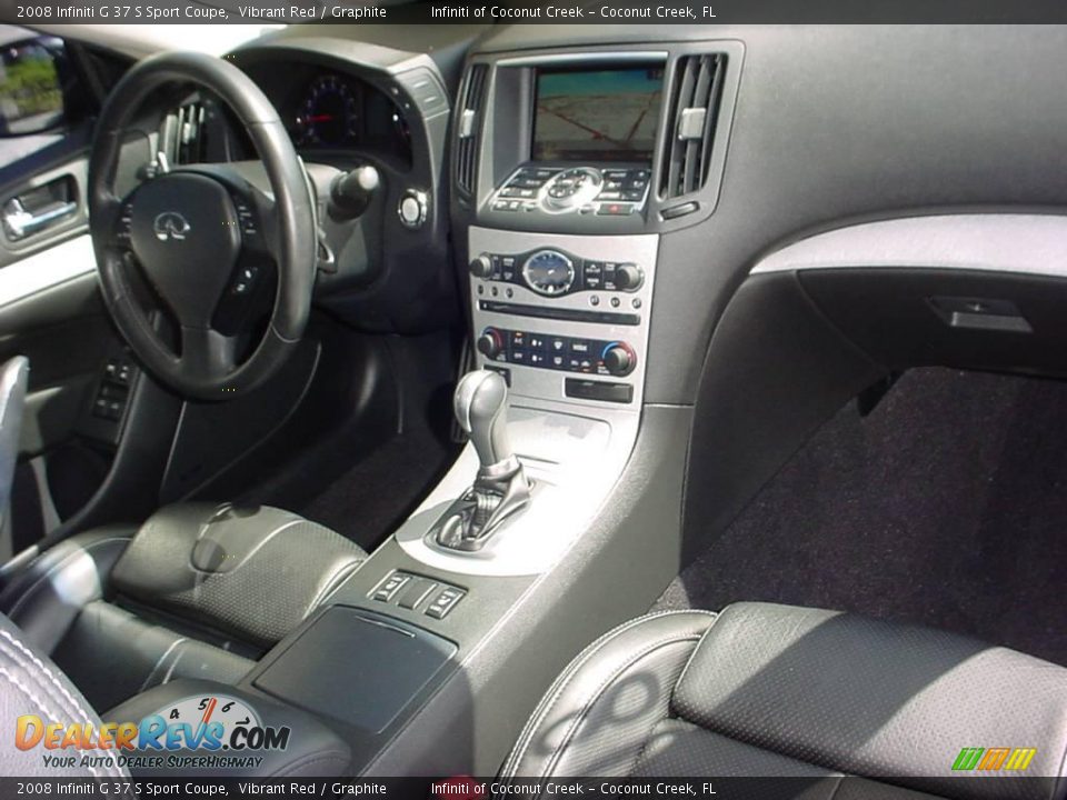 2008 Infiniti G 37 S Sport Coupe Vibrant Red / Graphite Photo #18