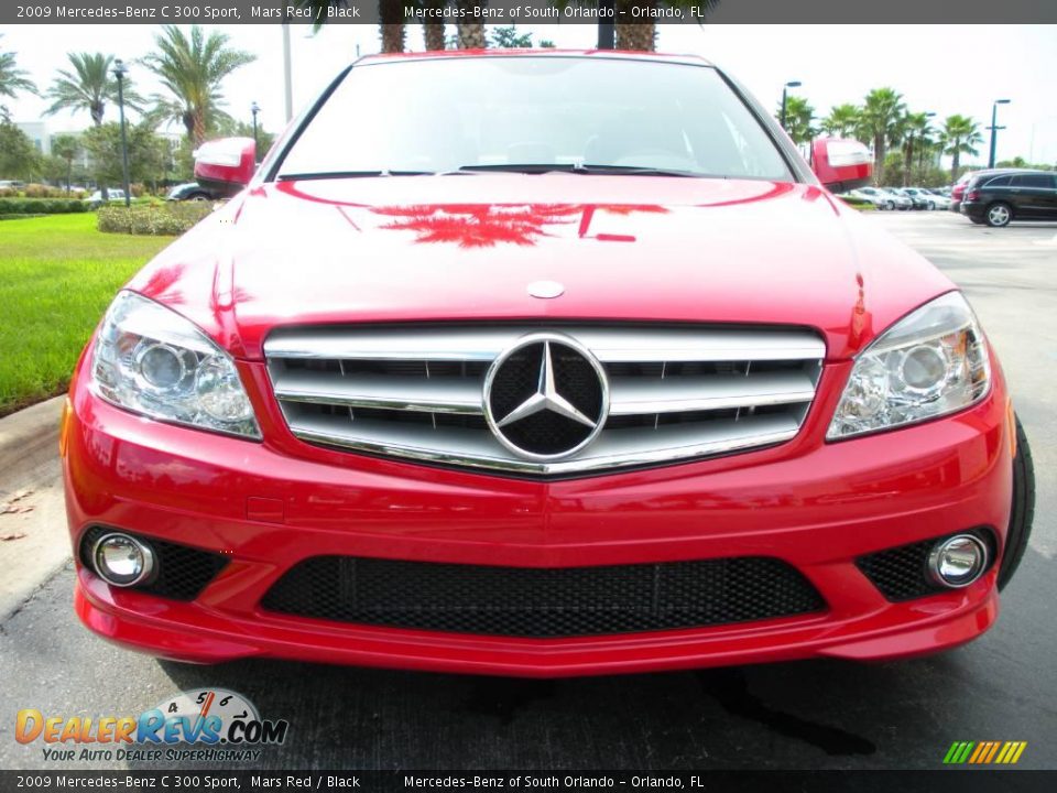 2009 Mercedes-Benz C 300 Sport Mars Red / Black Photo #3