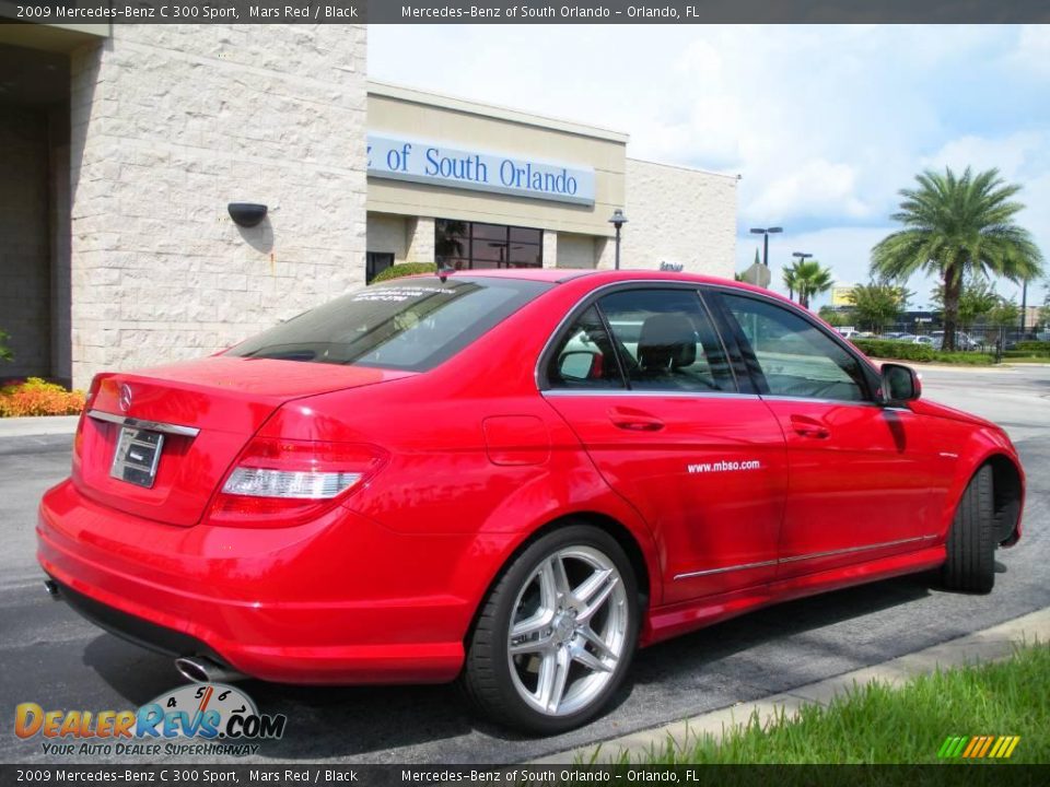2009 Mercedes-Benz C 300 Sport Mars Red / Black Photo #6