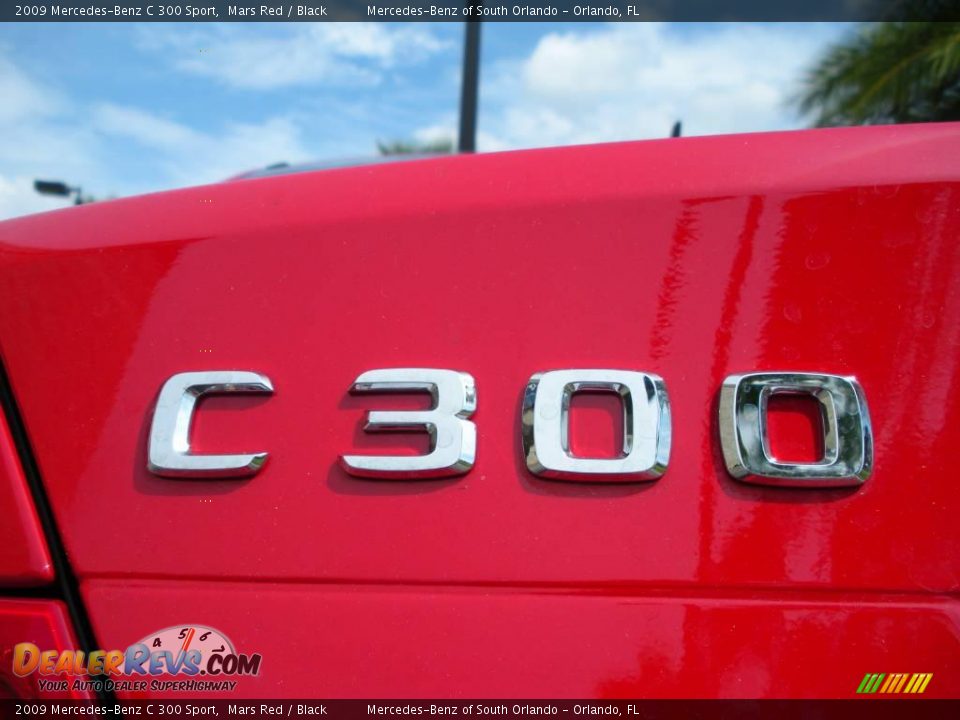 2009 Mercedes-Benz C 300 Sport Mars Red / Black Photo #9