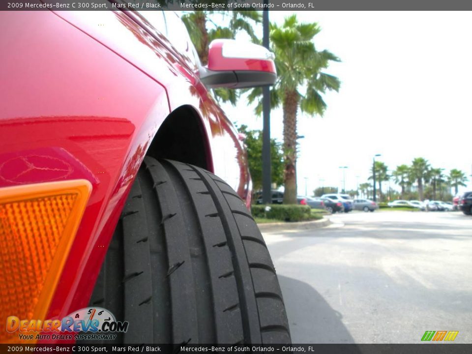 2009 Mercedes-Benz C 300 Sport Mars Red / Black Photo #10