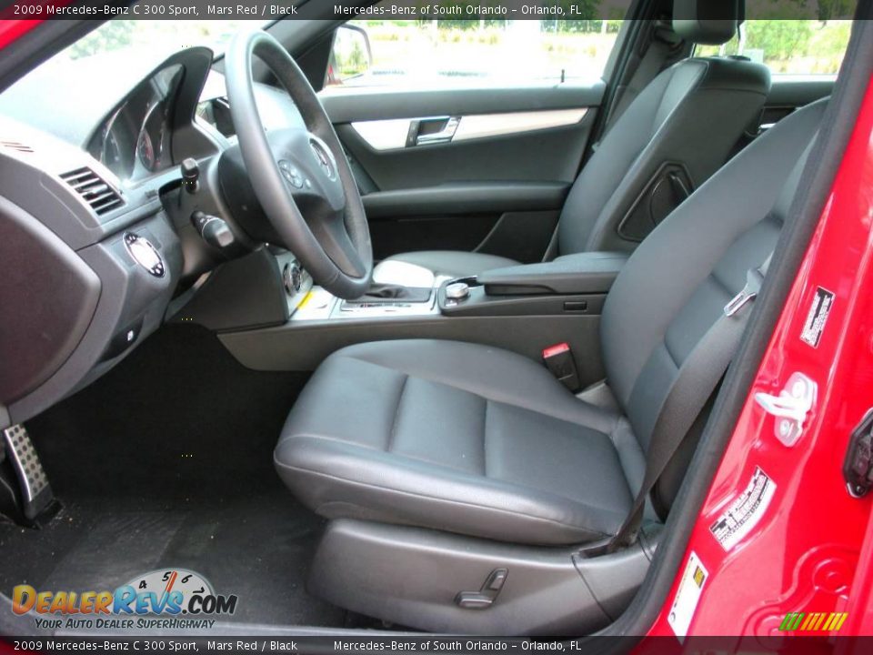2009 Mercedes-Benz C 300 Sport Mars Red / Black Photo #11