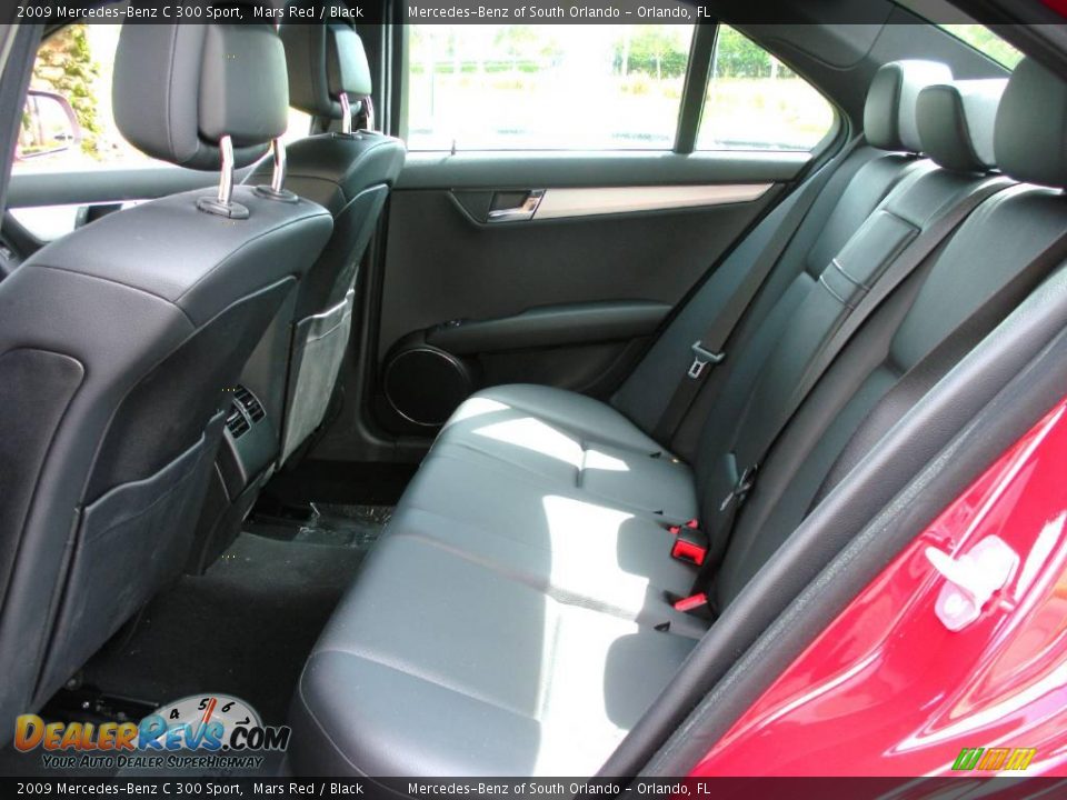2009 Mercedes-Benz C 300 Sport Mars Red / Black Photo #13