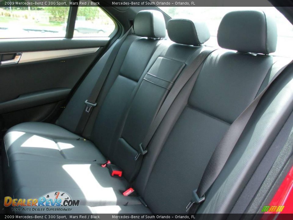 2009 Mercedes-Benz C 300 Sport Mars Red / Black Photo #14