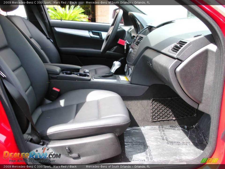 2009 Mercedes-Benz C 300 Sport Mars Red / Black Photo #15