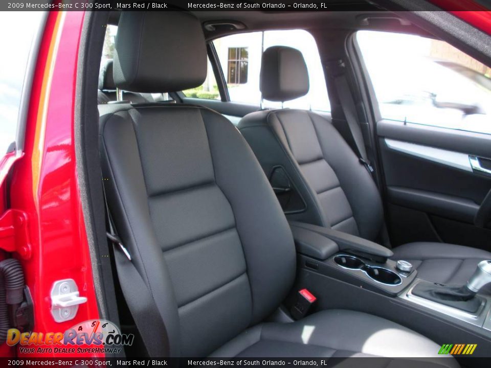 2009 Mercedes-Benz C 300 Sport Mars Red / Black Photo #16