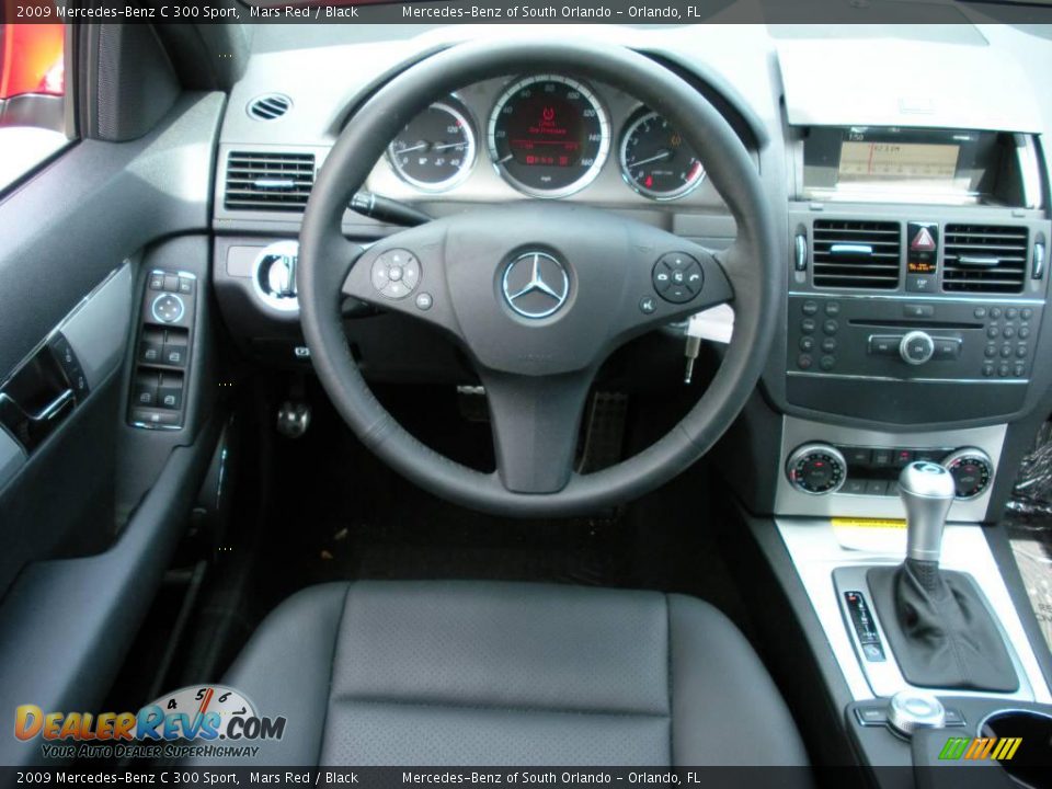 2009 Mercedes-Benz C 300 Sport Mars Red / Black Photo #18