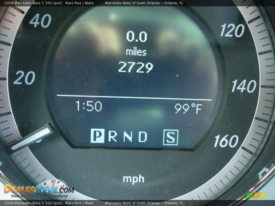 2009 Mercedes-Benz C 300 Sport Mars Red / Black Photo #21