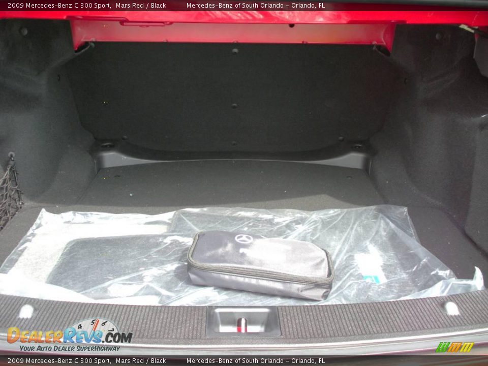 2009 Mercedes-Benz C 300 Sport Mars Red / Black Photo #24