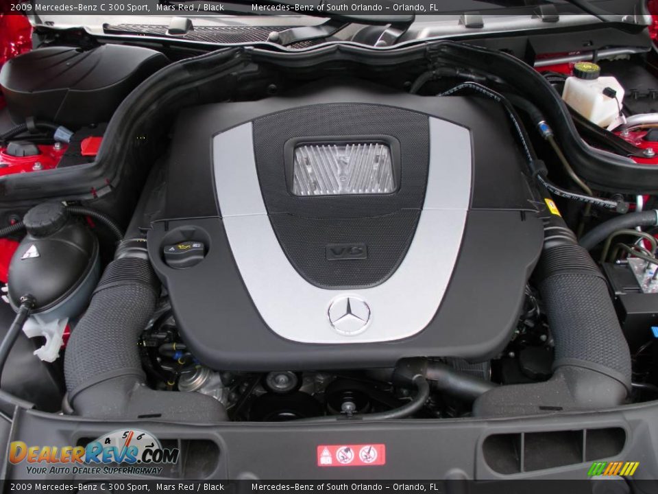 2009 Mercedes-Benz C 300 Sport Mars Red / Black Photo #25