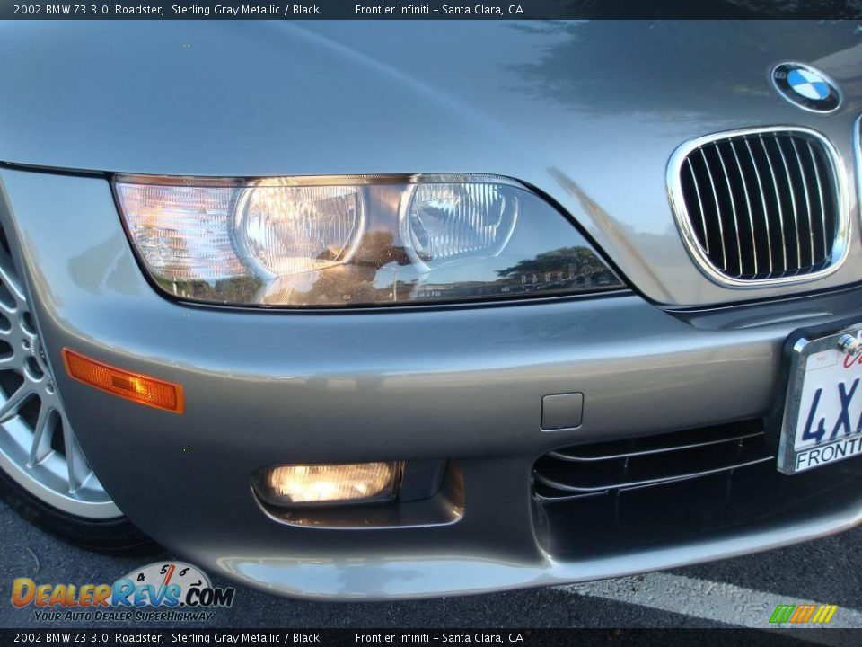 2002 BMW Z3 3.0i Roadster Sterling Gray Metallic / Black Photo #26