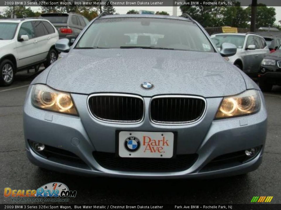 2009 BMW 3 Series 328xi Sport Wagon Blue Water Metallic / Chestnut Brown Dakota Leather Photo #3