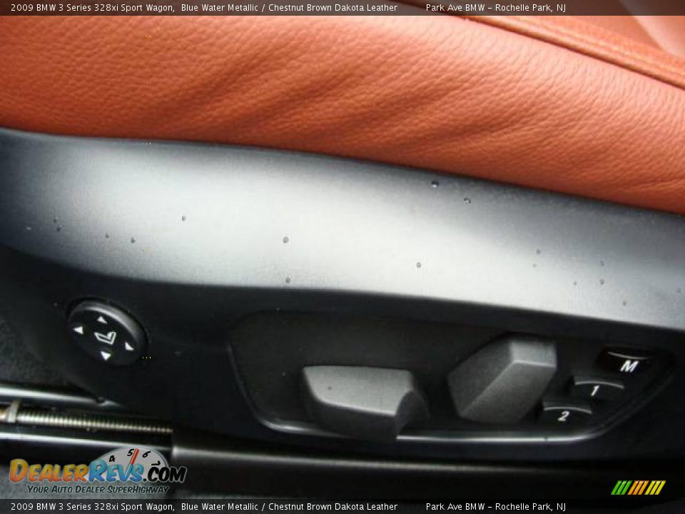 2009 BMW 3 Series 328xi Sport Wagon Blue Water Metallic / Chestnut Brown Dakota Leather Photo #11