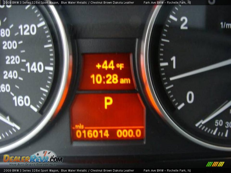 2009 BMW 3 Series 328xi Sport Wagon Blue Water Metallic / Chestnut Brown Dakota Leather Photo #14